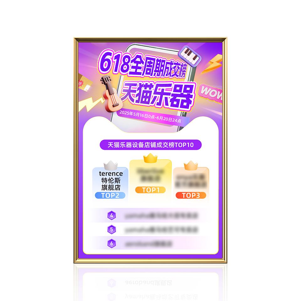 2025618乐器设备店铺榜TOP2